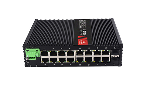 佰馬管理型 2 光 16 電千兆工業(yè)交換機(jī)，支持WEB管理，SNMP、VLAN等，支持環(huán)形拓?fù)?、星型拓?fù)?、總線拓?fù)涞冉M網(wǎng)，廣泛應(yīng)用于智能交通、智慧樓宇、智慧工廠、智慧園區(qū)、智慧城市等領(lǐng)域。
